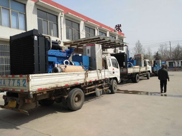 四臺(tái)精品玉柴機(jī)器發(fā)貨，配山東斯坦福電機(jī)。